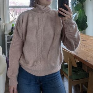 Lambswool & angora sweater
